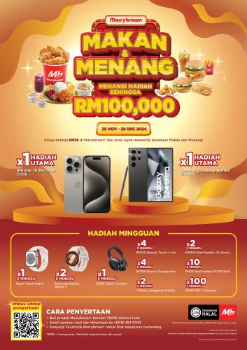 MAKAN & MENANG I Counter poster A4-01