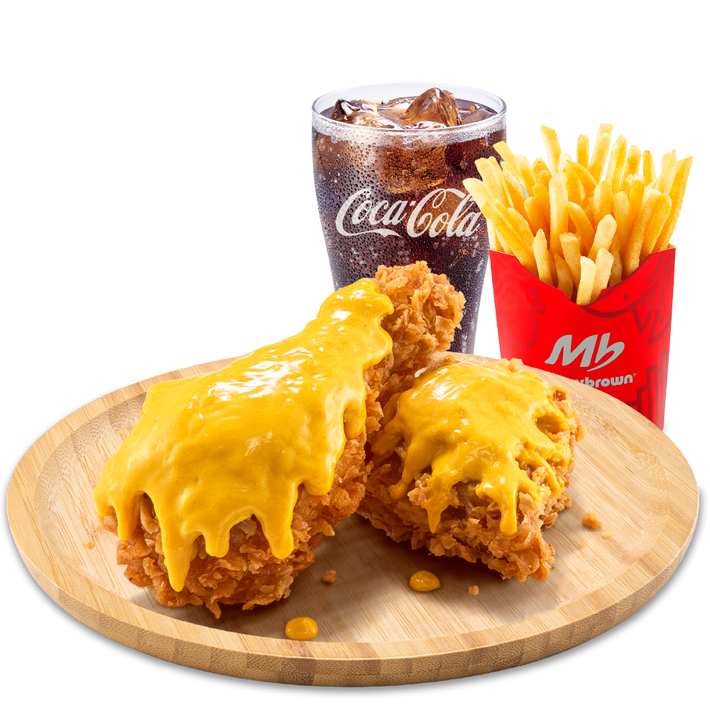 CHEESY CHICKEN COMBO