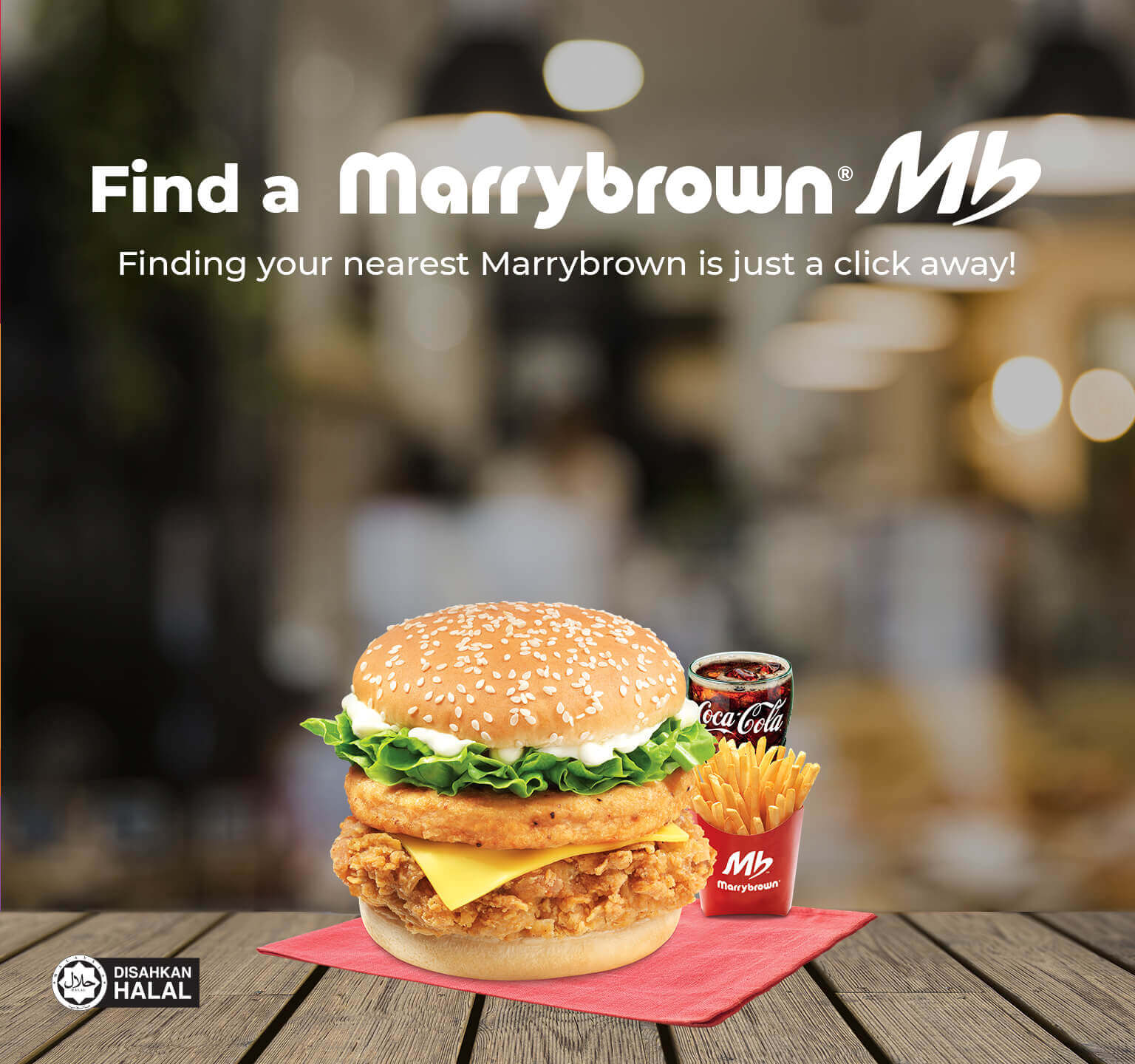 Marrybrown korean burger